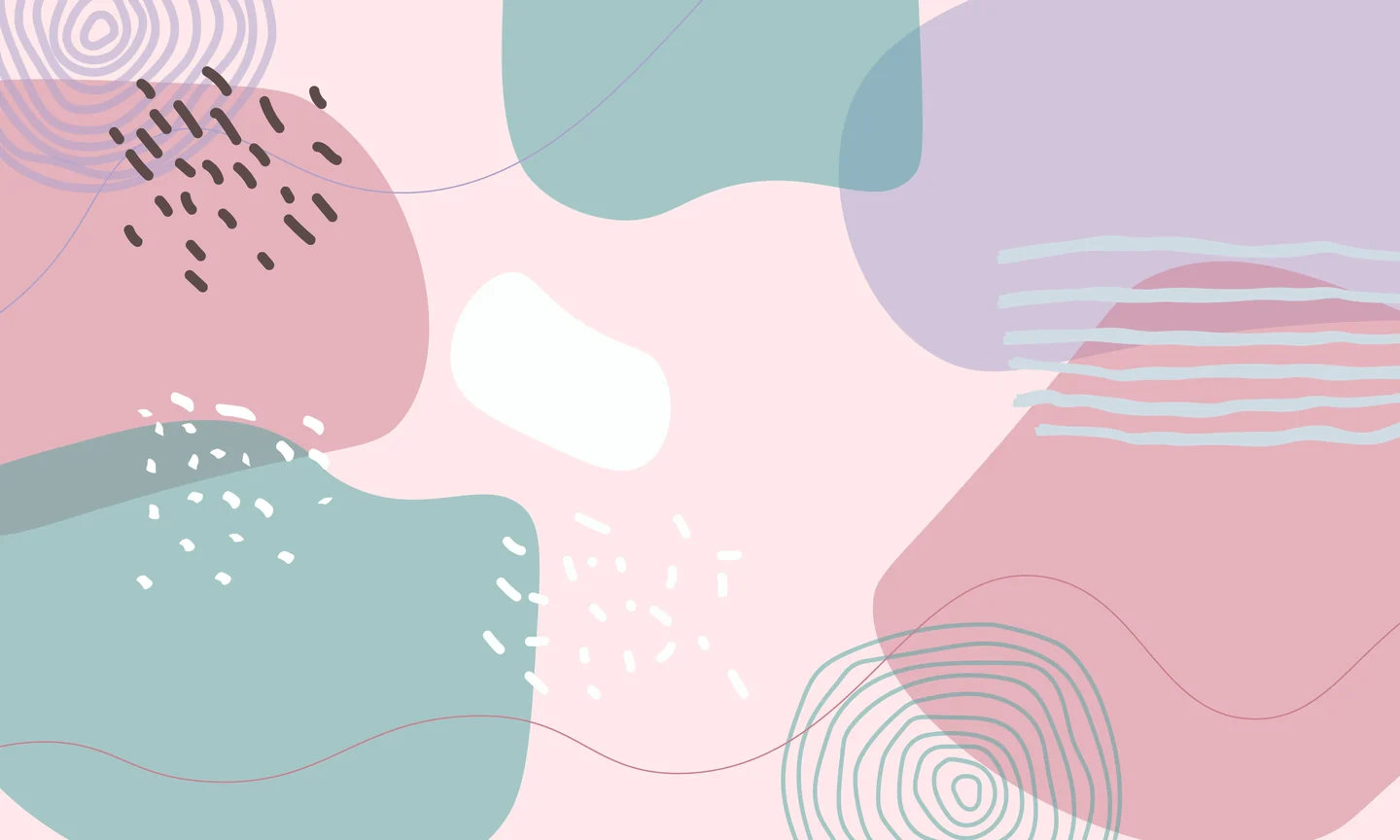 Rosé Pine 壁纸 1-funky-shapes